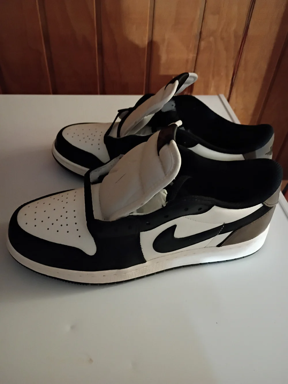Nike Kids Black and White High-Top Sneakers